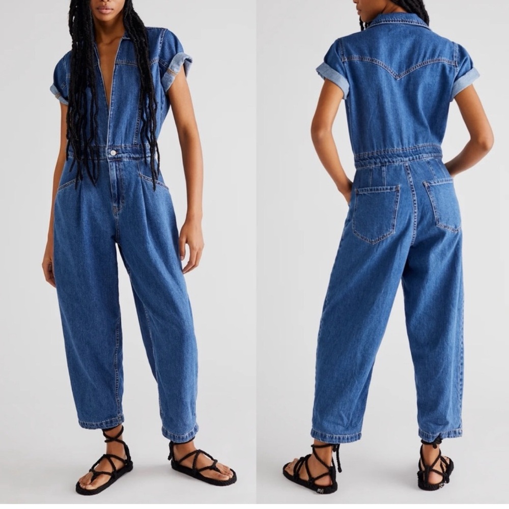 Free People Marla Trouser Coverall Jumpsuit